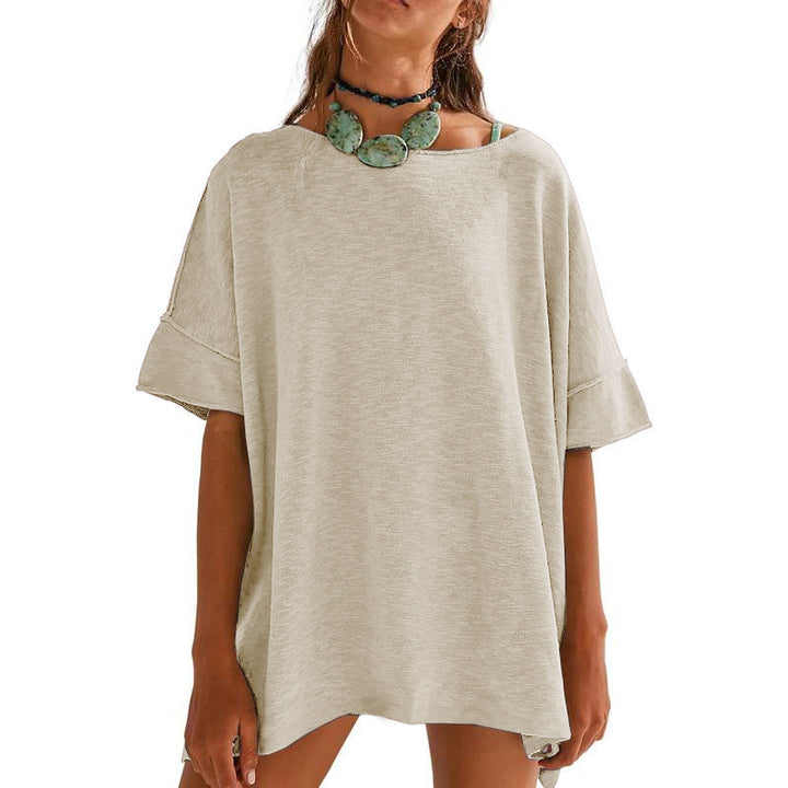 Dame Relaxed Fit Størrelser T-Shirt Stilla