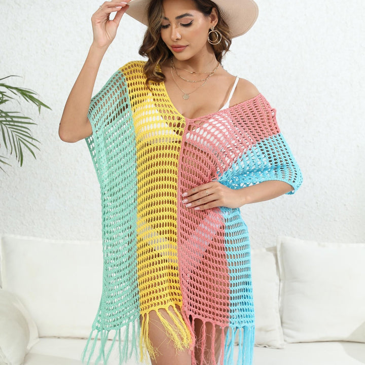 Dame luftig-transparent strandponcho Skovae