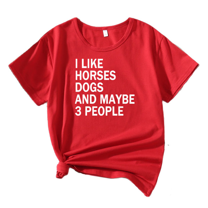 Dame Casual Sjov Citat T-shirt Stilla