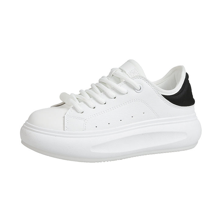 Dame komfortable plateau-sneakers med åndbart overmateriale Stilla