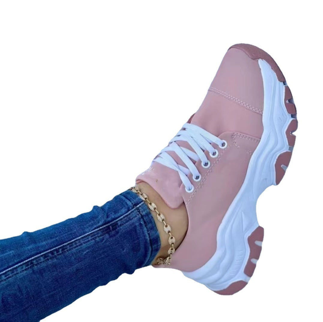 Dame Chunky Sneakers i sporty design med skridsikker sål og åndbart overmateriale Stilla