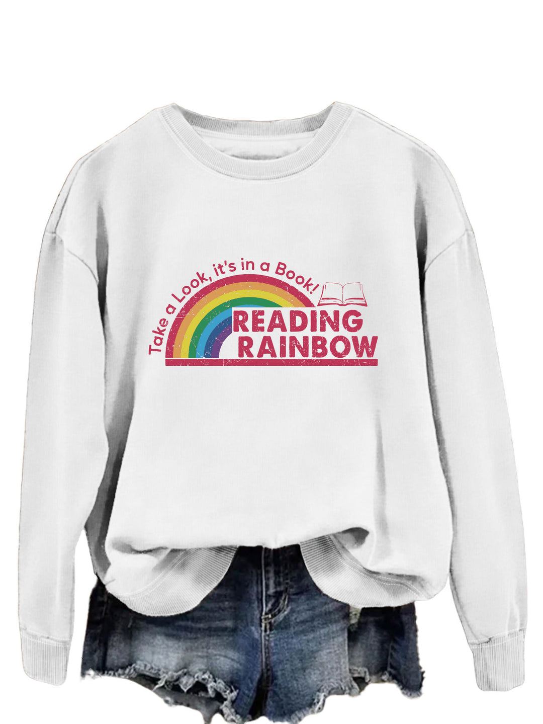 Kvinder casual sweatshirt med unikt print Stilla