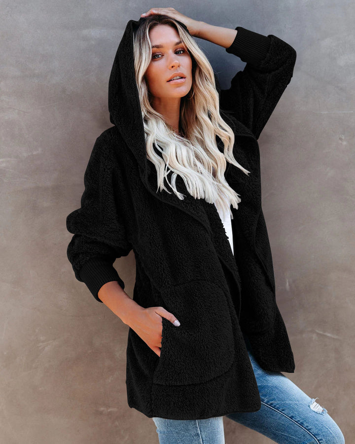 Dame hyggelig fleece-frakke Stilla