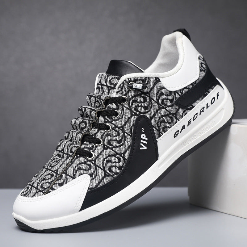 Herrer Sporty fritidssneakers med åndbar struktur og støddæmpende sål Stilla