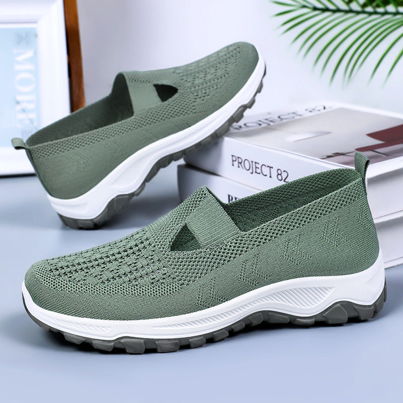 Dame Slip-On Fritidssko med åndbar overfladestruktur og skridsikker sål Stilla