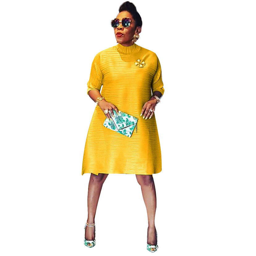 Dame Oversized Kjole med raffineret struktur Stilla