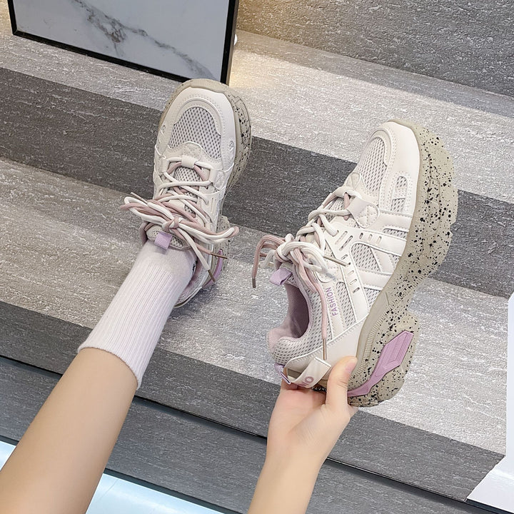 Dame Fashion Sneakers med innovativ mesh-konstruktion og skridsikker sål Stilla