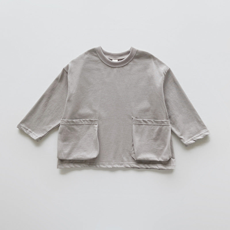 Femme Løs oversized top med lommer Stilla