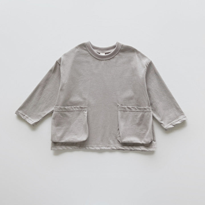 Femme Løs oversized top med lommer Stilla