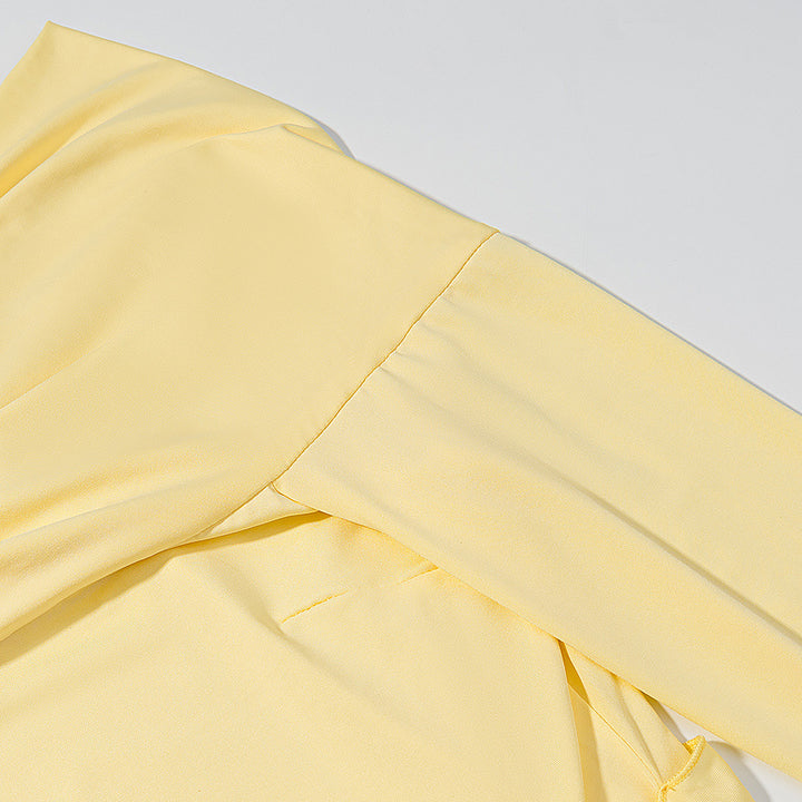 Dame elegant maxikjole med innovativt vikle- og draperingsdesign Stilla