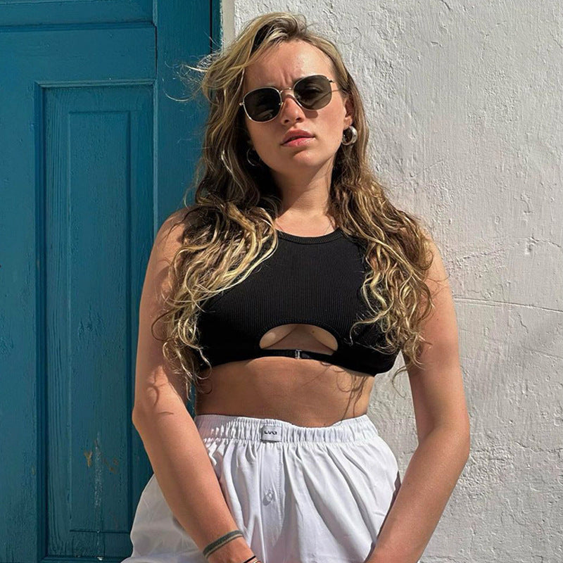 Dame Ribb-Cut-Out-Bralette Stilla