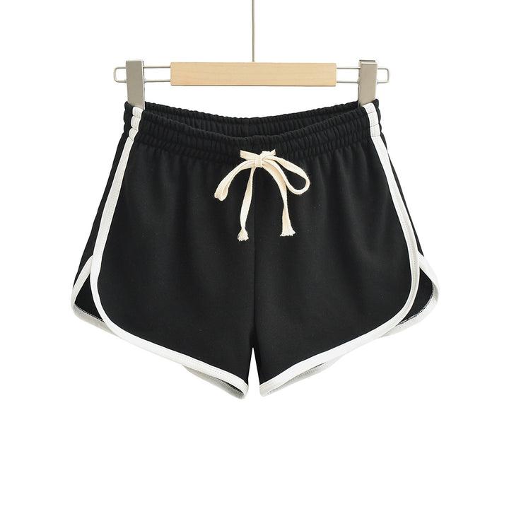 Damer sporty fritid shorts med elastisk talje og snor Stilla