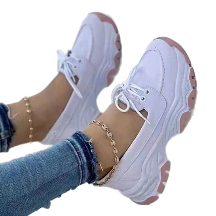 Dame mode sneakers i sporty stil med komfort sål Stilla