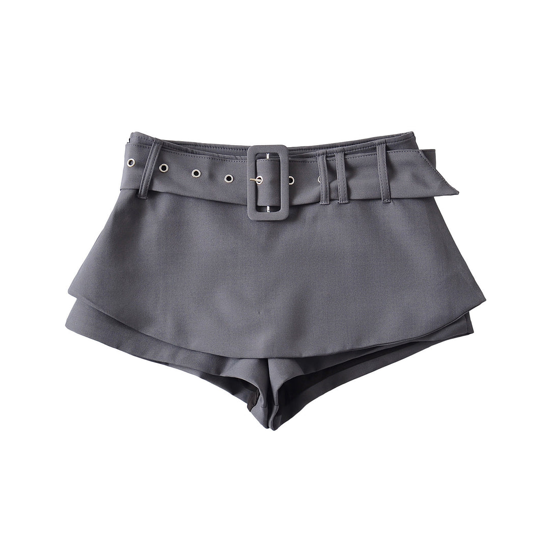 Dame mode shorts med lækker bælte Stilla