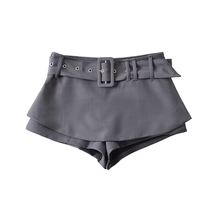 Dame mode shorts med lækker bælte Stilla