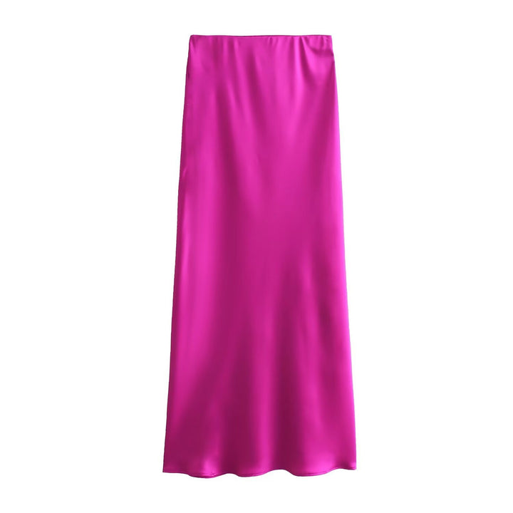 Dame lang satin skirt Skovae