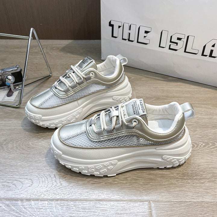 Dame Chunky Sneakers med åndbart mesh og innovativt sålprofil Stilla