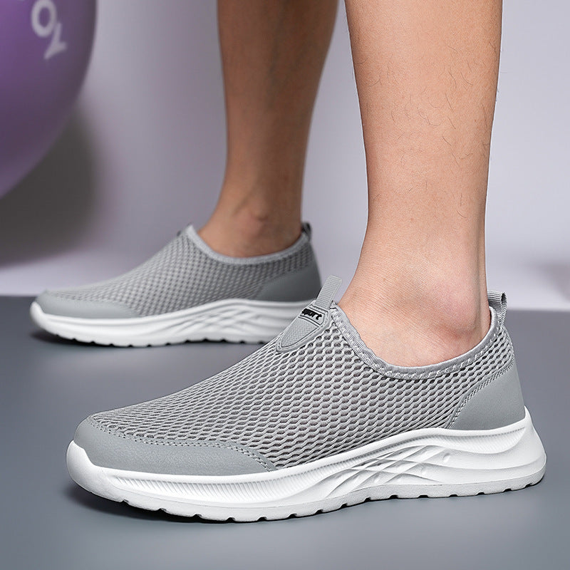 Herre Åndbare Slip-On Sneakers med Adaptivt Letvægtsdesign Skovae