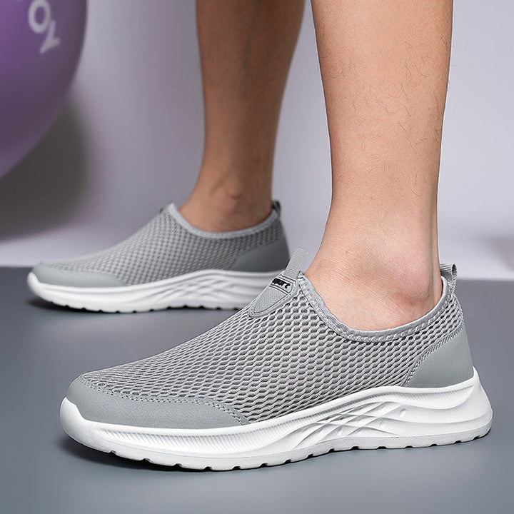 Herre Åndbare Slip-On Sneakers med Adaptivt Letvægtsdesign Skovae