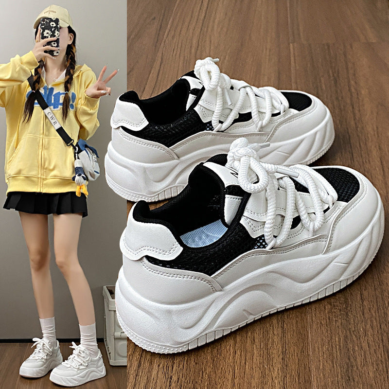 Dame Chunky Sneakers med åndbart mesh-overflade og fleksibel sål Stilla