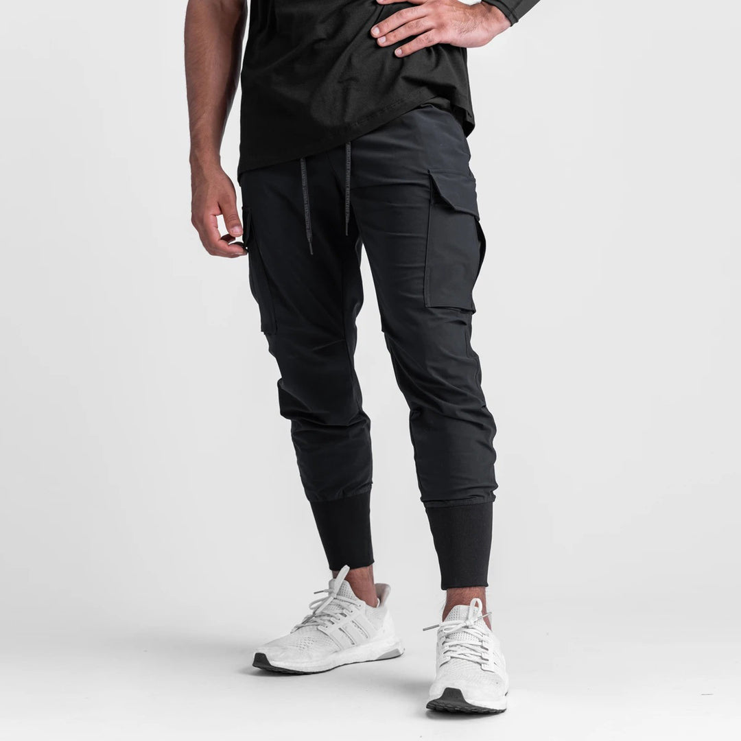 Herrer Multifunktionel Cargo-Bukser med elastiske afslutninger Stilla