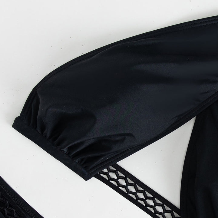 Dame triangel-bikini med innovativt indpakningsdesign Skovae