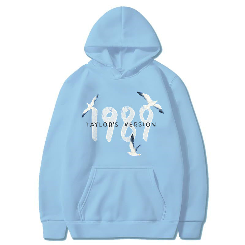 Kvinders hætte sweatshirt med kreativt fugledesign og høj kvalitet bomuld Skovae