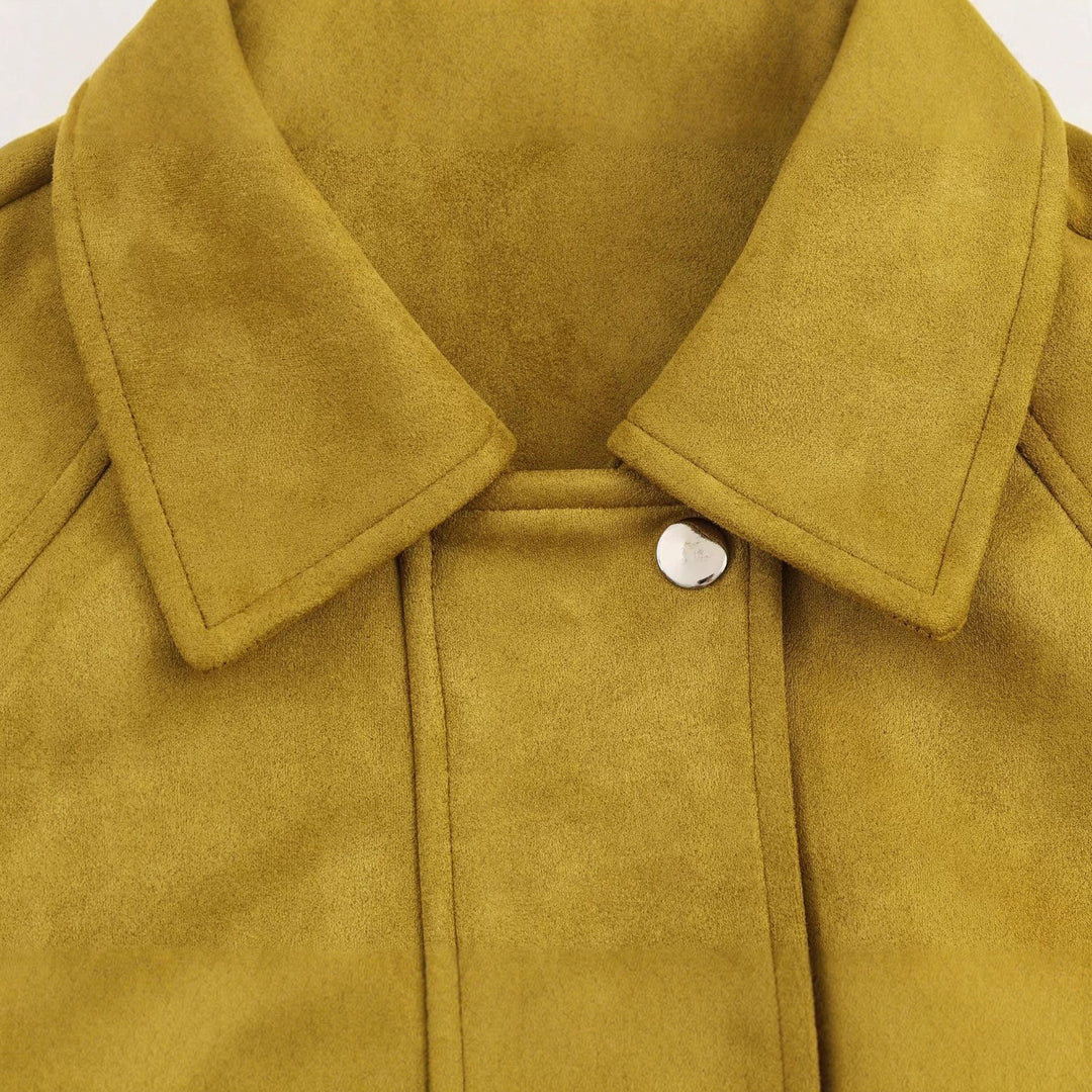 Dame Oversized Suede Jakke Stilla