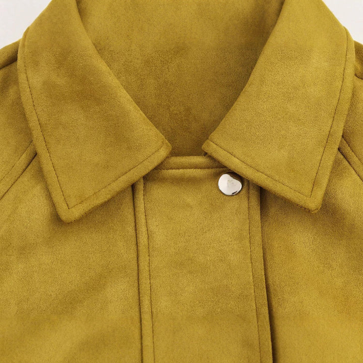 Dame Oversized Suede Jakke Stilla