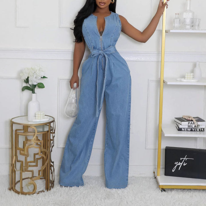 Dame Jeans Overall med tætsiddende snit Stilla