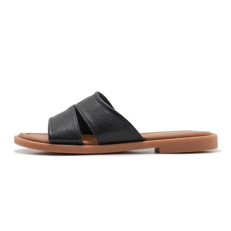 Dame moderigtige rem-sandaler med komfortabelt fodseng Stilla