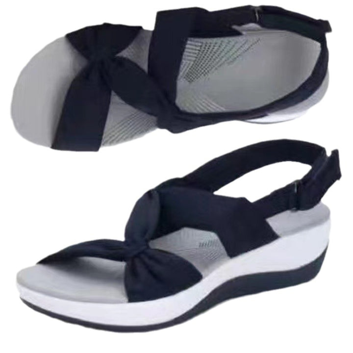 Dame Wedge-sandaler med justerbar rem og komfortabel dæmpning Stilla