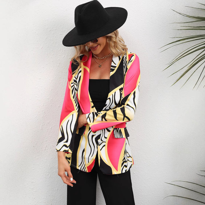 Dame Farverig Statement-Blazer Stilla