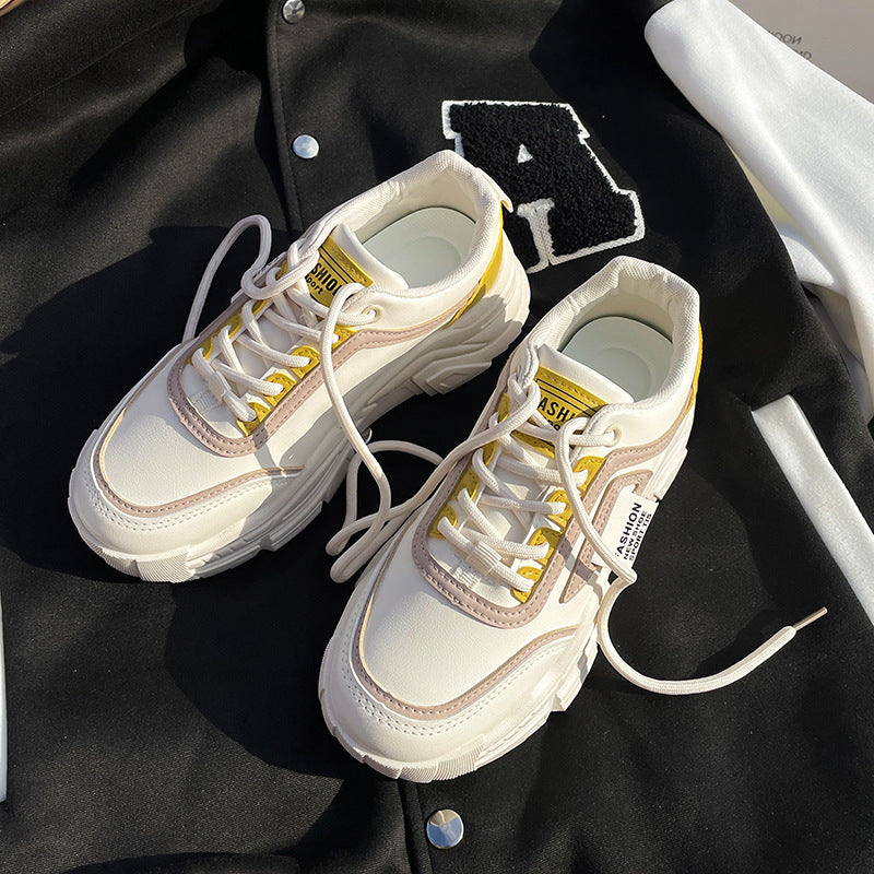 Dame Chunky Sneakers med åndbart overfladestruktur og stødabsorberende sål Stilla