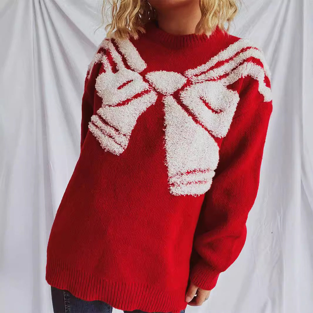 Kvinders sweater med kreativt 3D-design Stilla
