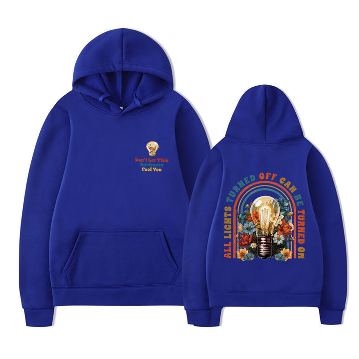 Kvinders hoodie med farverigt design og afslappet pasform Skovae