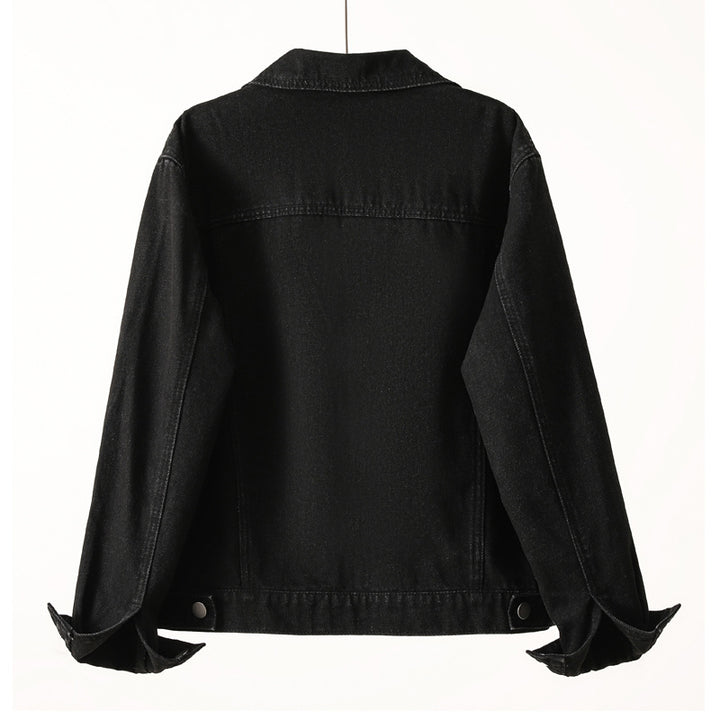 Dame Vintage Denimjakke med detaljerede lommer og moderne snit Stilla