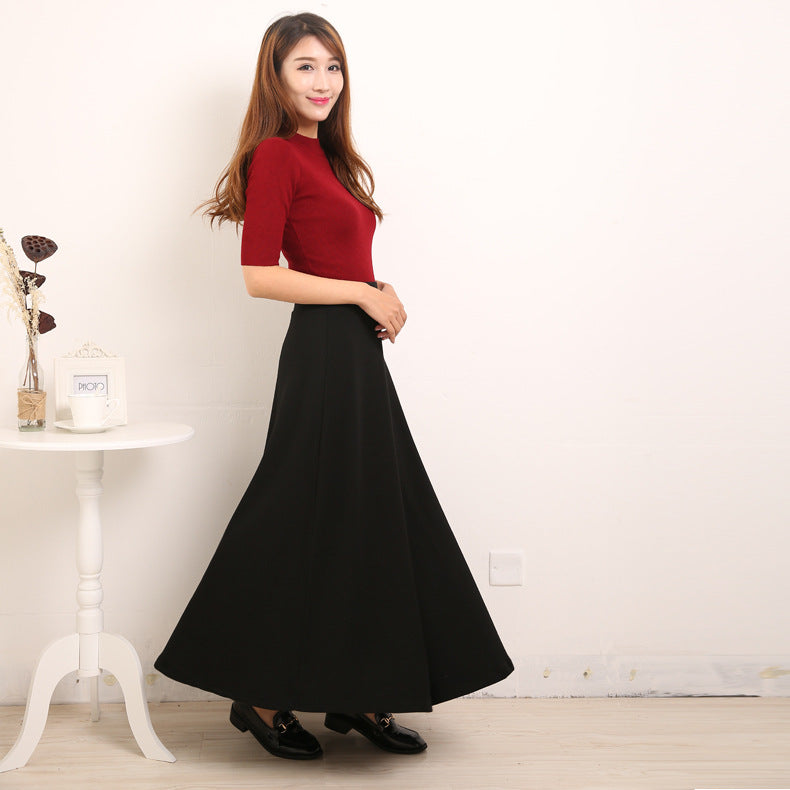 Femme Flydende Maxi Nederdel Stilla