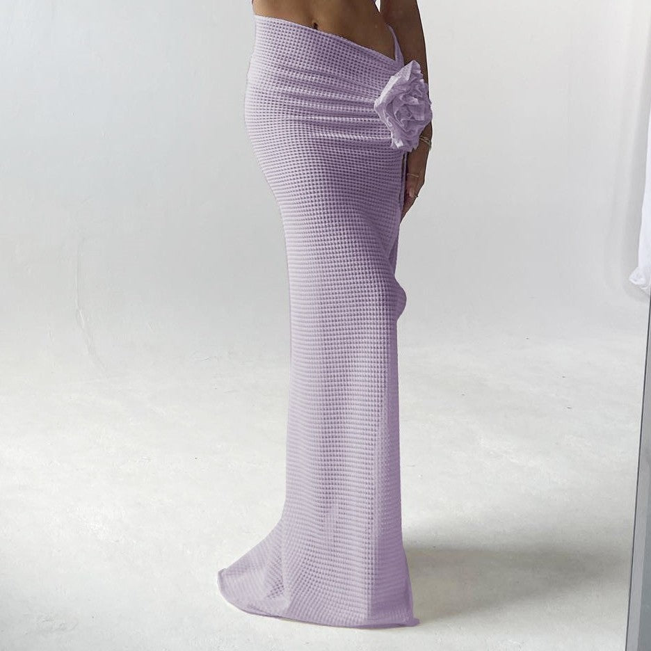 Dame Bikini-sæt med legende flæsedesign og elegant bindebælte Stilla