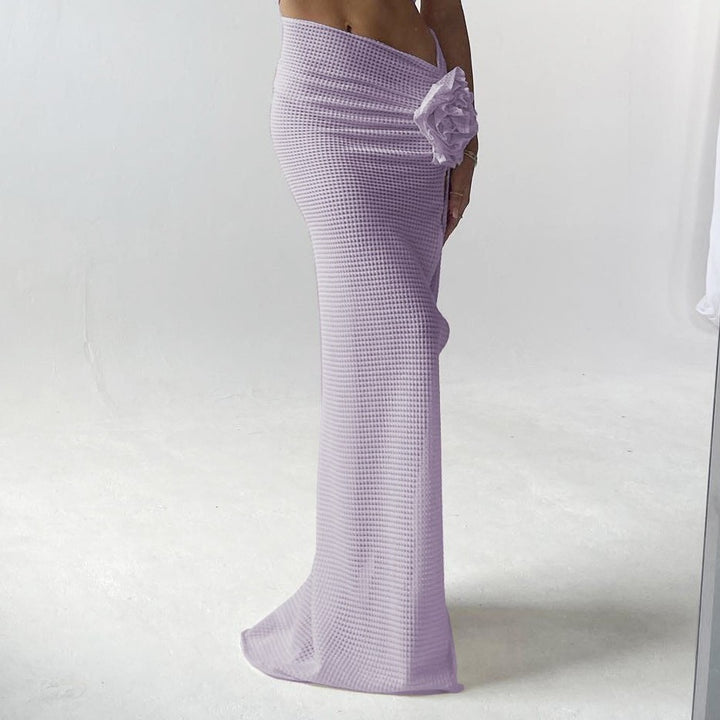 Dame Bikini-sæt med legende flæsedesign og elegant bindebælte Stilla