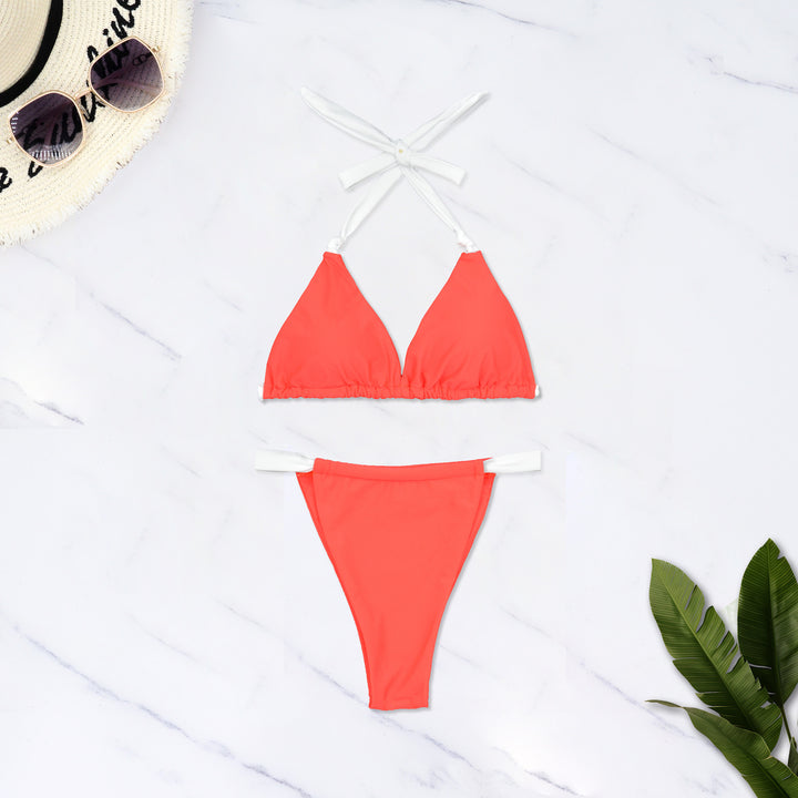 Dame Triangel-Bikini med justerbare stropper og moderigtigt design Stilla
