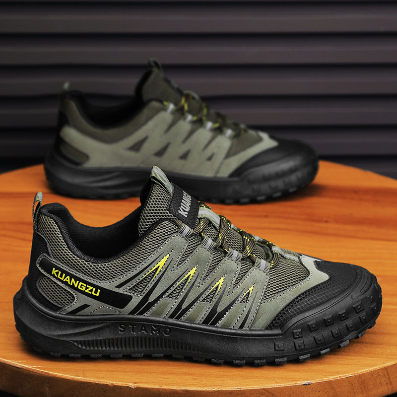 Herrer Multifunktionelle Outdoor-Sneakers med slidstærkt overmateriale og skridsikker sål Stilla