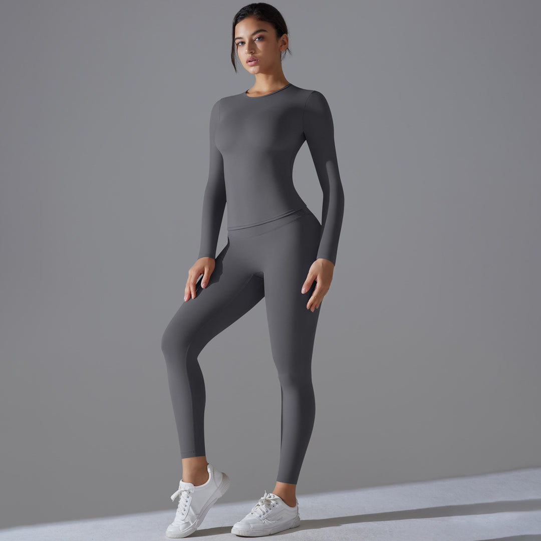 Dame Sport-Sæt med lange ærmer og leggings Stilla