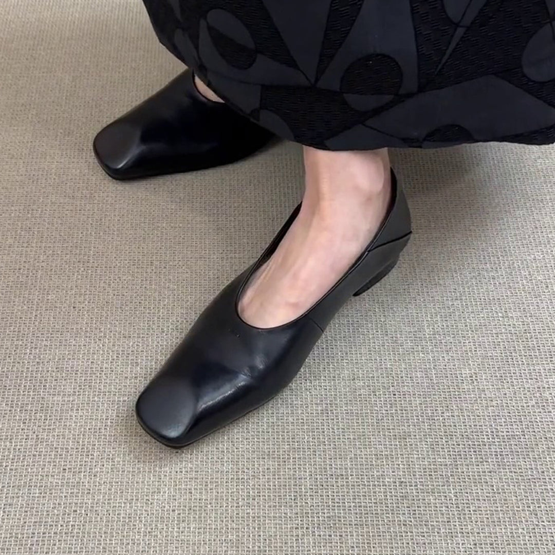 Damer Elegante Åben Tå Blokhæl Sko Stilla