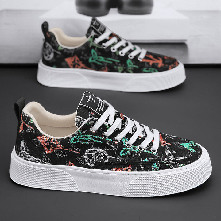 Femme Kunstnerisk Læder Sneakers Stilla