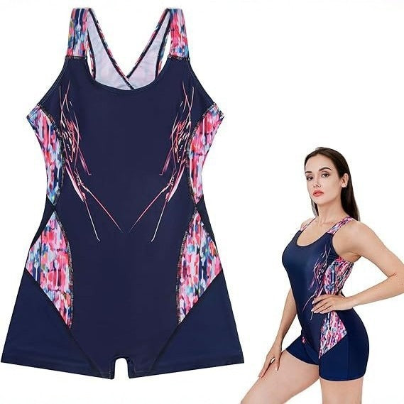 Dame Sportslig one-piece badedragt Skovae