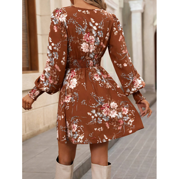 Dame blomsterprint vikledragt Stilla