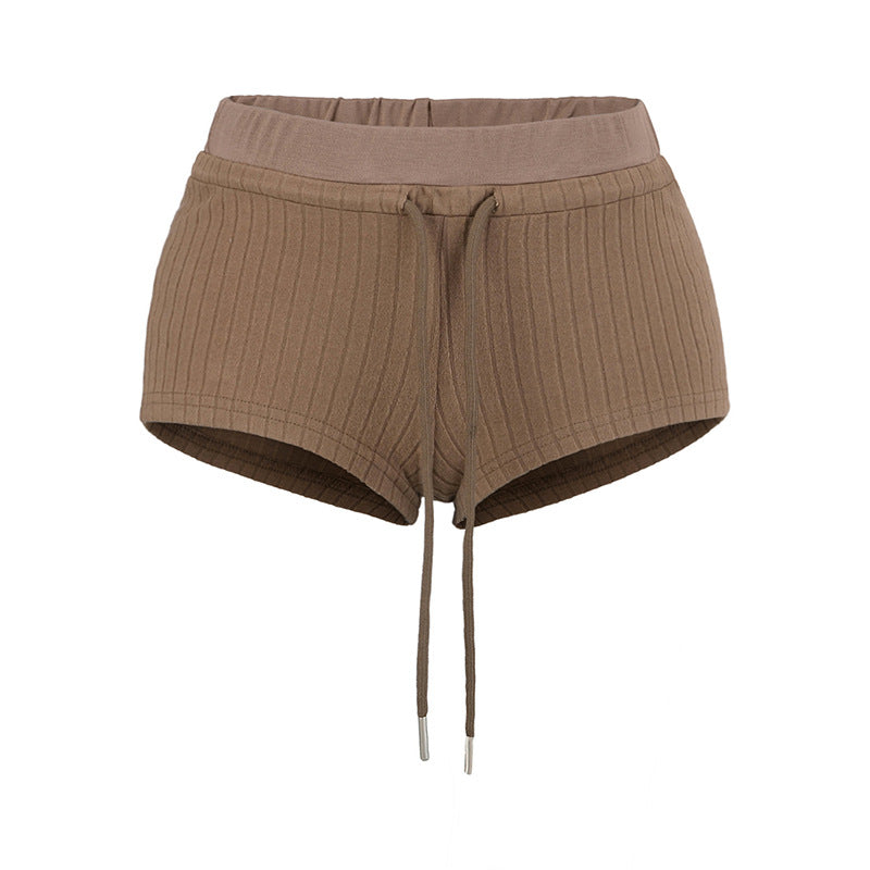 Dame Kortshorts med elastisk talje og praktisk snortræk Stilla