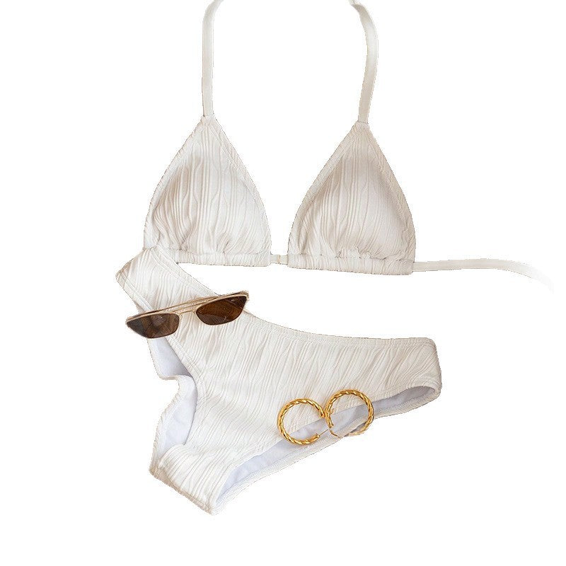 Dame minimalistisk bikinitop og slip Skovae