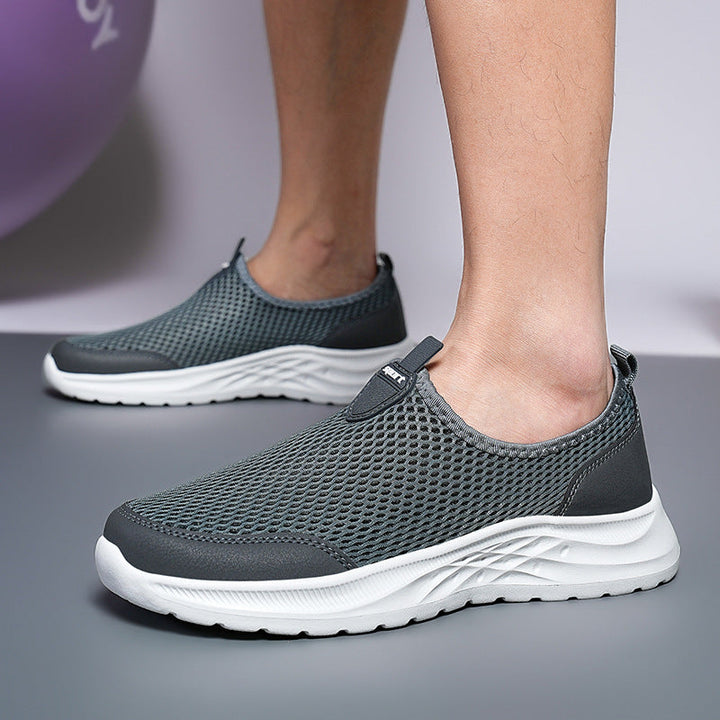 Herre Åndbare Slip-On Sneakers med Adaptivt Letvægtsdesign Skovae